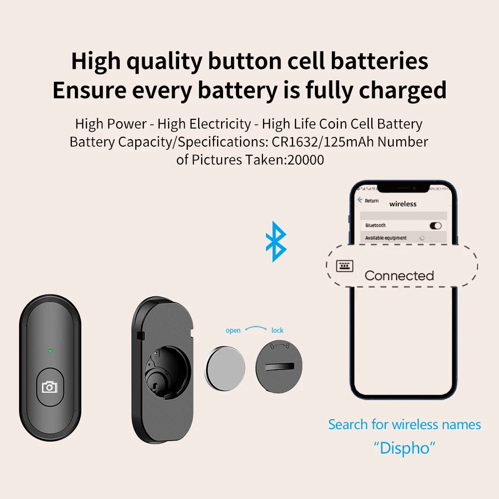 Magnetic Selfie Stick Tripod WS-22001 &ndash; Bluetooth Remote