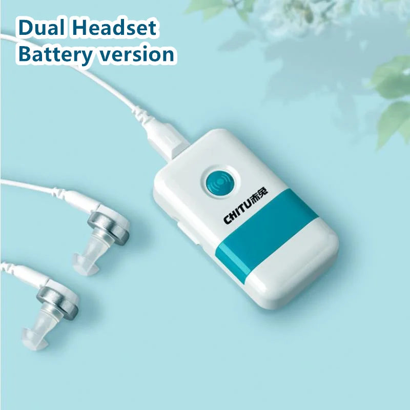 Pocket Rechargeable Hearing Aid DHP &ndash; Digital Sound Battery 2 headphones / CHINA
