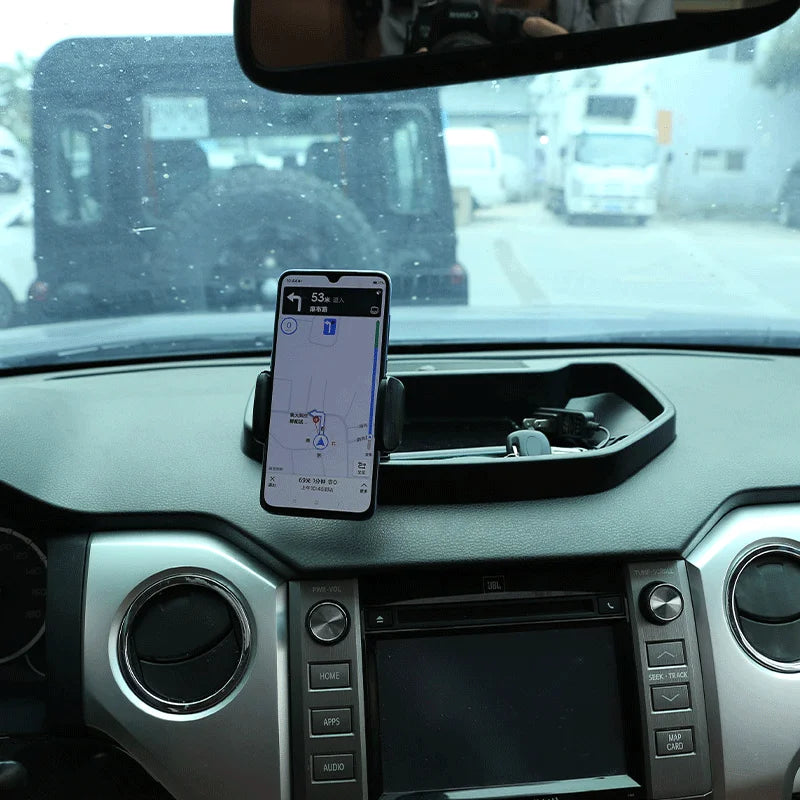 Θήκη αποθήκευσης για τηλέφωνο από ABS για ταμπλό για Toyota Tundra