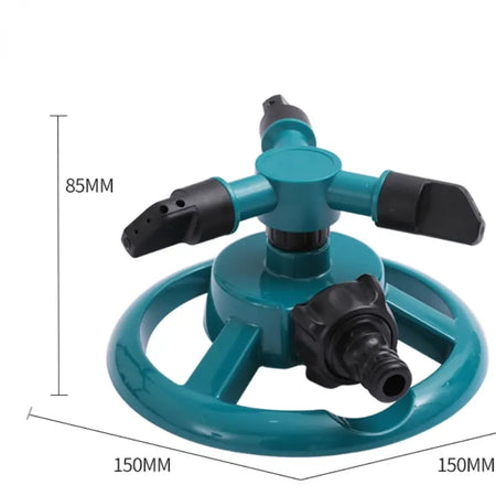 360 Degree Automatic Rotating Garden Sprinkler Nozzle - Efficient Lawn Watering