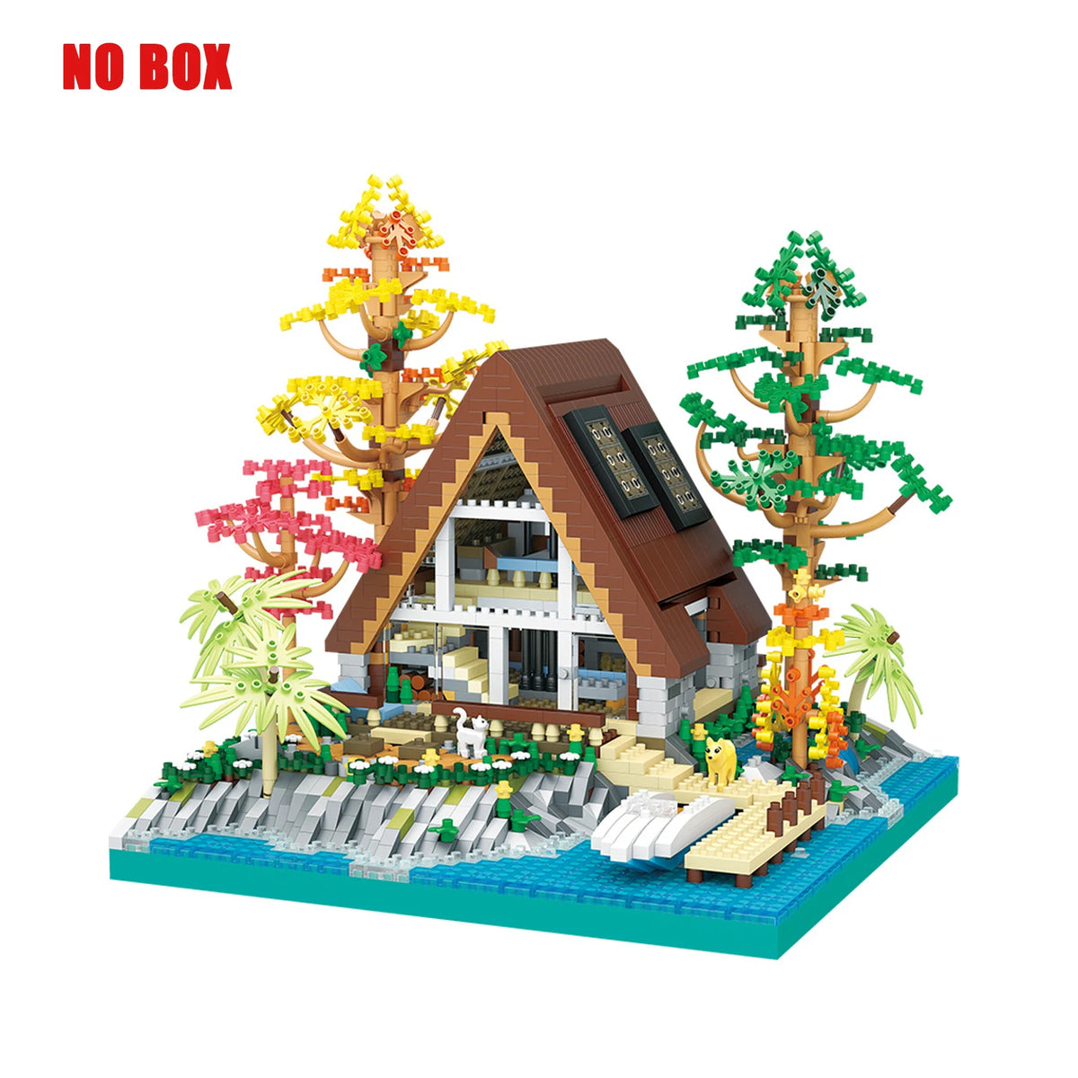 Lake Island Building Blocks &ndash; Creative Assembly Fun for Kids No Box