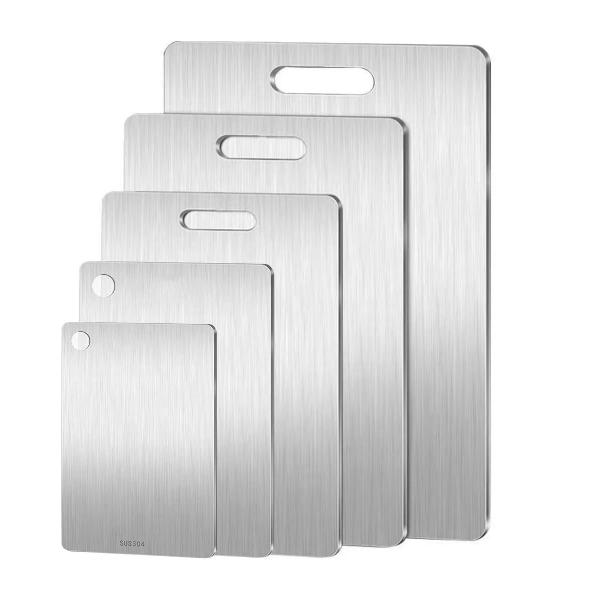 5 Size 304 Stainless Cutting Board - Ultra Antibacterial