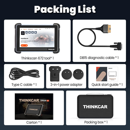 THINKCAR THINKSCAN 672 &ndash; Bidirectional CANFD Diagnostics THINKSCAN 672 / france