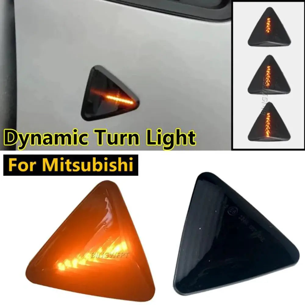 2PCS Side Marker Light For Mitsubishi Colt CZC CZ3 Z23 Z24 Z25 Z33 Z34 Z3 2004-2012 LED Dynamic Turn Signal Lamp by InterCyprus Trading Ltd