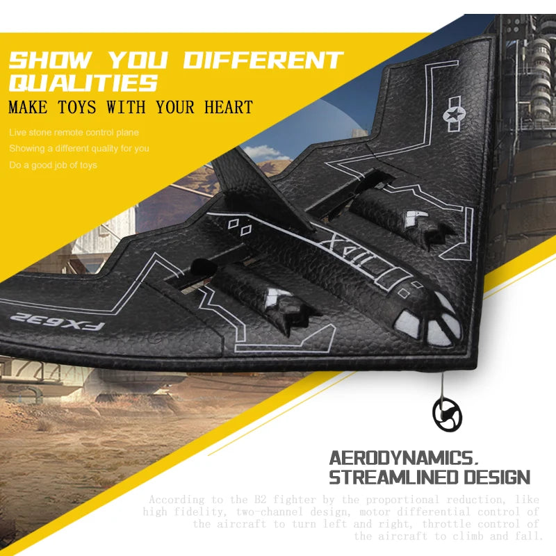 RC Plane B2 Stealth Bomber &ndash; Two Channel 2.4G Remote
