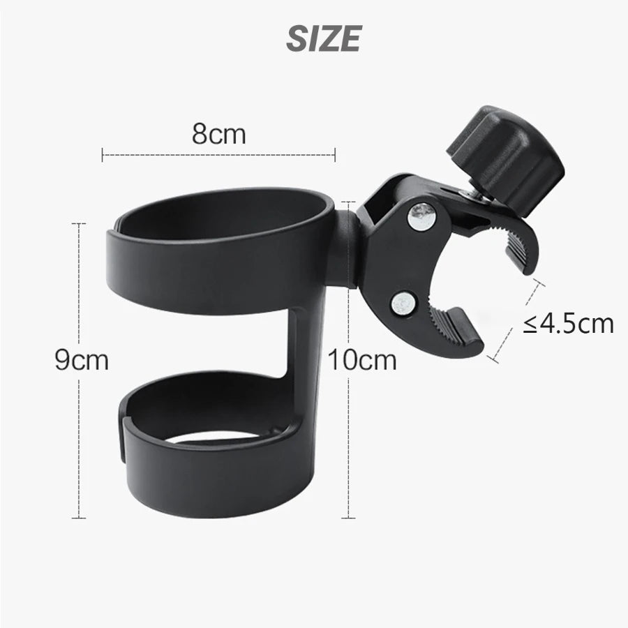 Universal Baby Stroller Cup Holder for Bottles and Beverages