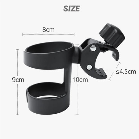 Universal Baby Stroller Cup Holder for Bottles and Beverages