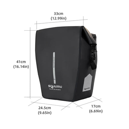 Bike Pannier Bag &ndash; Rainproof Versatile Rear Rack Storage