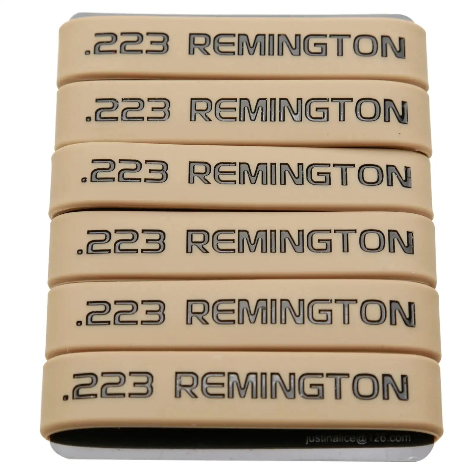 6 Pack Magazine Marking Bands &ndash; Multicolor For 7.62x39 223 black 6Pcs