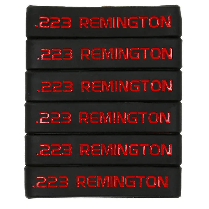6 Pack Magazine Marking Bands &ndash; Multicolor For 7.62x39 223 red 6Pcs