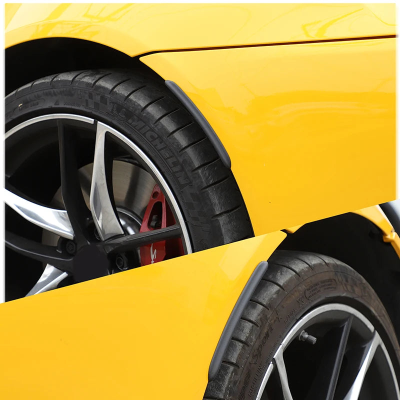 Ozdobný pás na blatník Toyota GR Supra A90, ABS čierny plast, odolný proti poškriabaniu