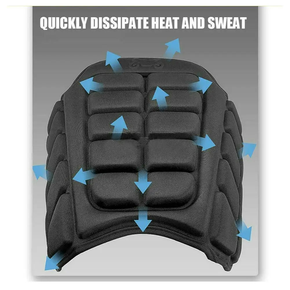 Universal 3D Air Comfort Gel Motorcycle Seat Cushion &ndash; Pressure Relief and Decompression Cooling