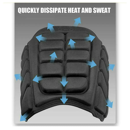 Universal 3D Air Comfort Gel Motorcycle Seat Cushion &ndash; Pressure Relief and Decompression Cooling