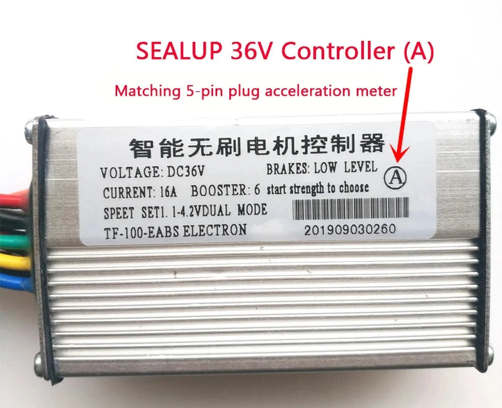 Brushless Motor Controller with TF-100 LCD Display for Kugoo M4 Electric Scooter TF-100 36V 16A  A