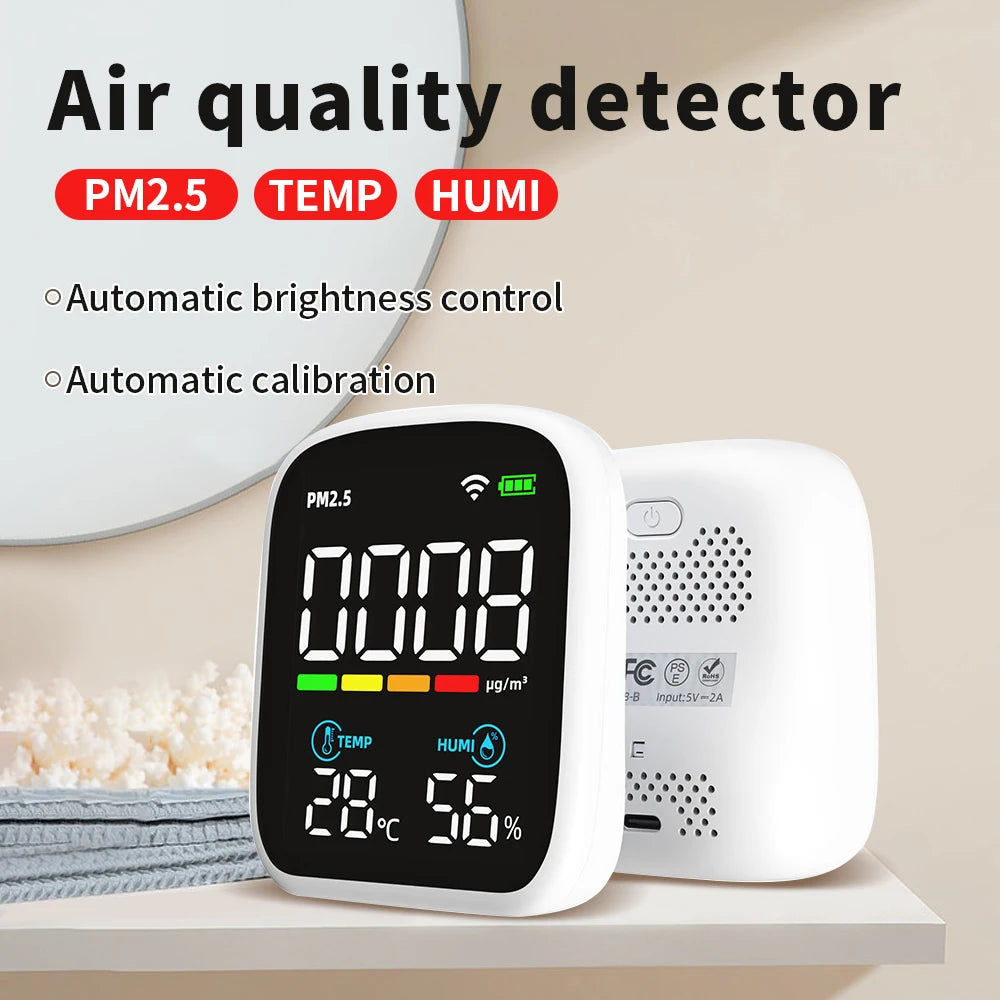 Portable WIFI Air Quality Tester &ndash; App Control PM2-5 CO2