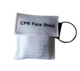 CPR Resuscitator Mask &ndash; Portable Emergency Aid Tool white