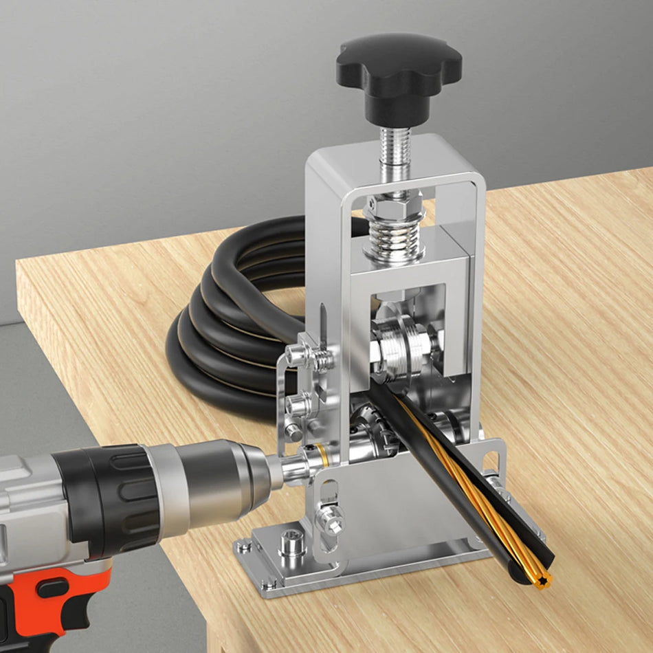 Kannettava manuaalinen pyörivä johdon kuorija 1–25 mm kaapelileikkuri