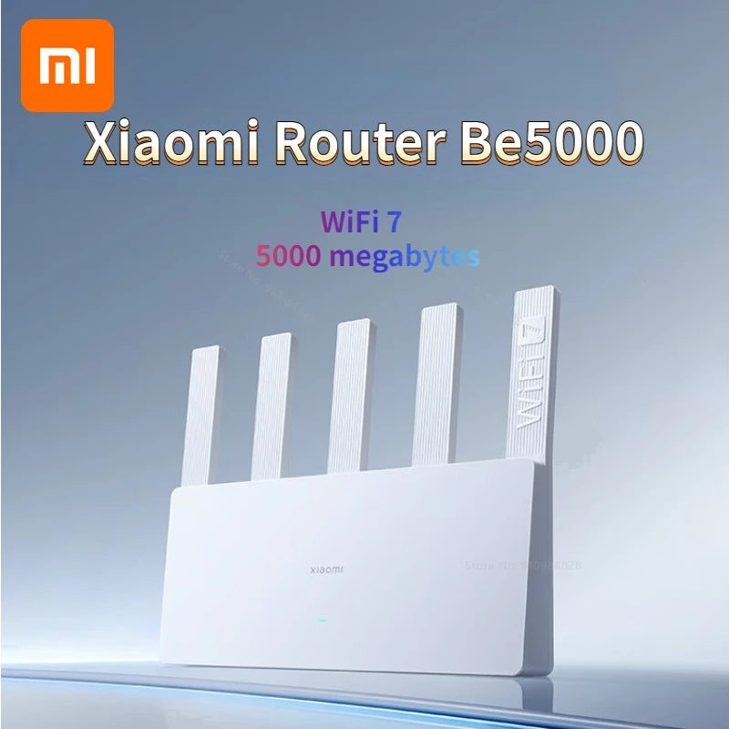 Xiaomi Router Be5000 &ndash; WiFi 7 Mesh for Whole Home Coverage