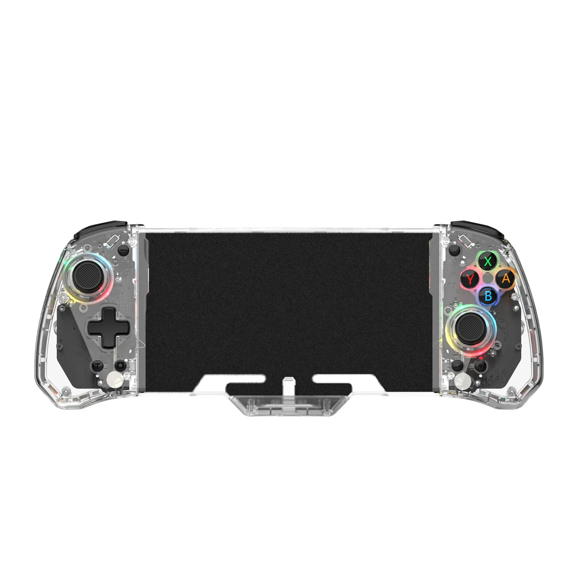 No Deadzone Enhanced Controller &ndash; Adjustable LED Light and Ergonomic Design Transparent color