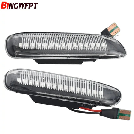 2pcs Sequential Flashing LED Turn Signal Side Marker Light For BMW 3 Series E46 Sedan Coupe Wagon Convertible 1997-2001 by InterCyprus Trading Ltd