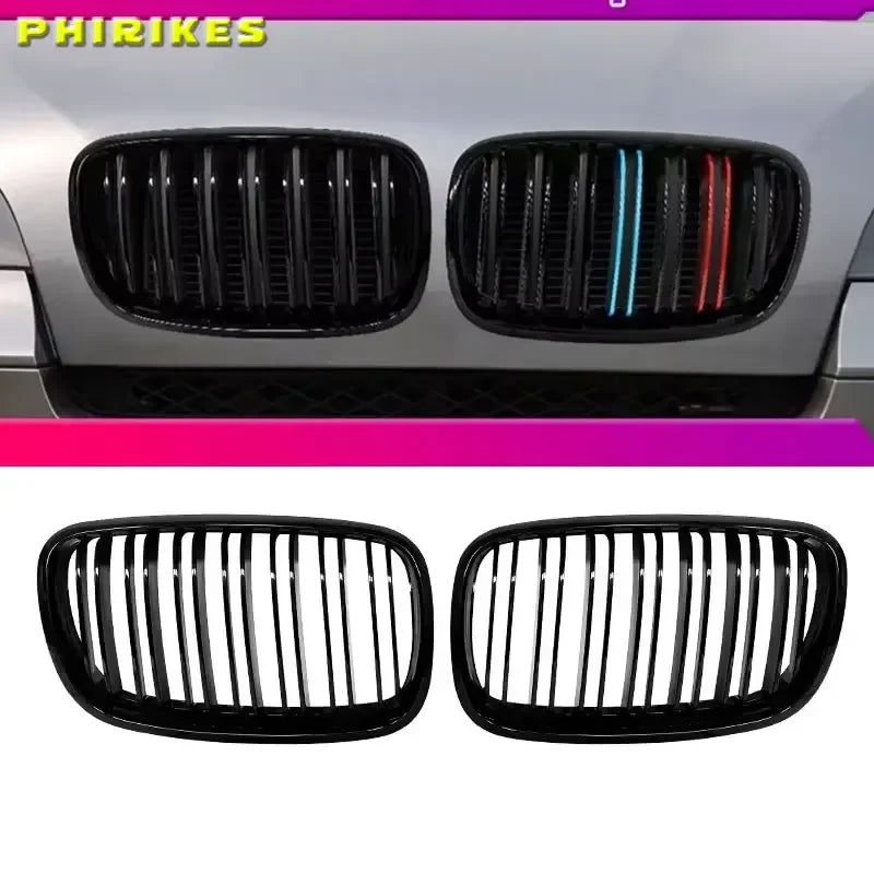 Glanzend Zwart BMW Voorbumper Rooster Nierrooster X5 X6