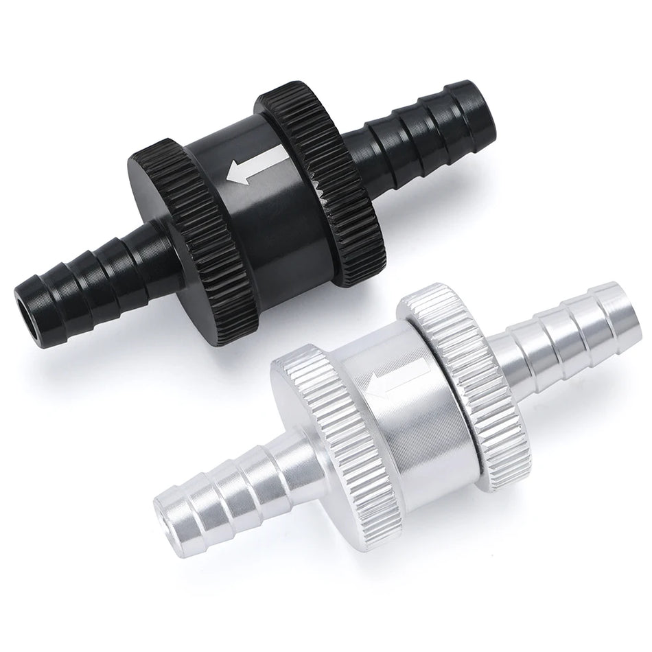 PQY FCV08 Supapă de verificare a combustibilului unidirecțional 8 mm din aliaj de aluminiu pentru benzină și motorină