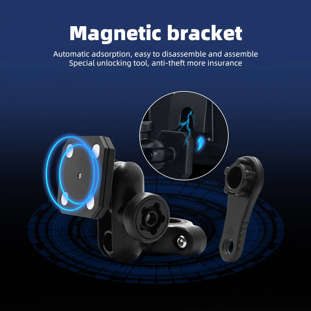 EKIY Wireless CarPlay Moto Android Auto 7.0 Inch &ndash; Portable Waterproof GPS Navigation Display