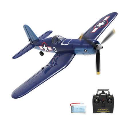 Fremego F4U Corsair 400mm RC Plane - 4CH Ready-to-Fly Aerobatic Aircraft 1 Battery