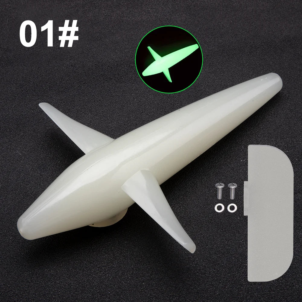 7" Offshore Tuna Lure - Adjustable Rudder &amp; SS316 Screw Luminous / 7inch