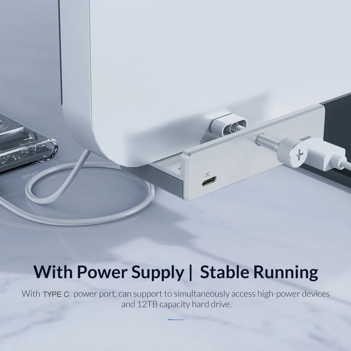 6Ports USB 3.0 Hub With Power Supply &ndash; High Speed USB 3.0