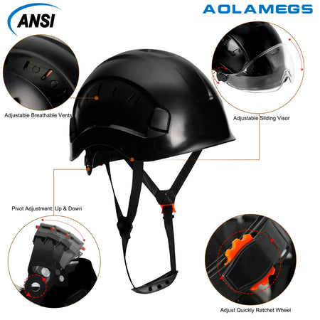 SF06 CE Construction Safety Helmet &ndash; Reflective Stickers
