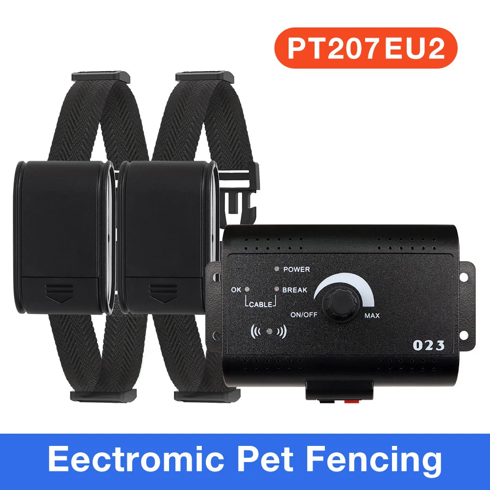 New Invisible Dog Fence Beep System IP7 &ndash; Remote Control For 2 dogs EU