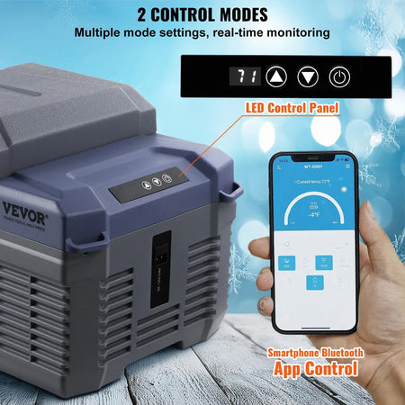 8L To 75L Car Refrigerator Outdoor Icebox Bluetooth