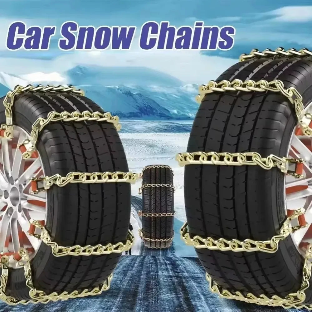 Car Winter Snow Chain &ndash; Anti Slip Wear Resistant Quick Fit