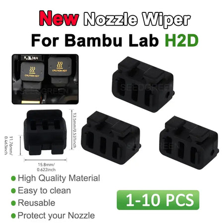 Bambu Lab H2D Nozzle Wiper Silicone Cleaning Brush Hotend