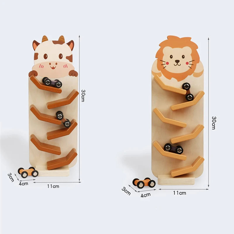 Gliding Car &ndash; Wooden Toy For Hand Eye Coordination