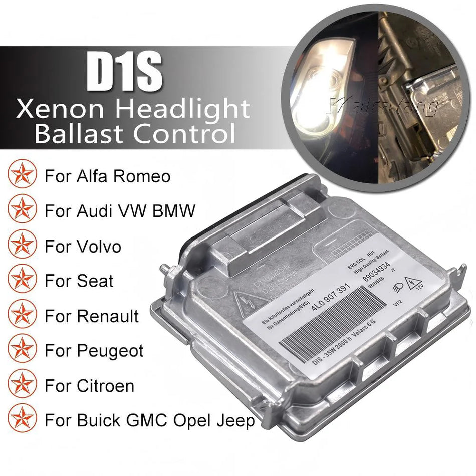 Balasto de faro D1S HID para BMW Serie 1 2007-2010, 63117180050