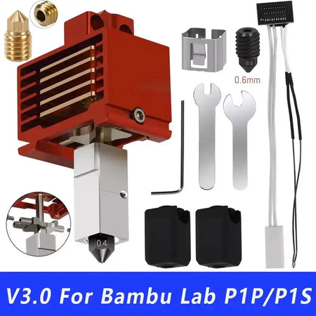 Bambu Lab Hotend Upgrade Print Head 1.75mm Full Metal V3.0 for P1P P1S / CHINA