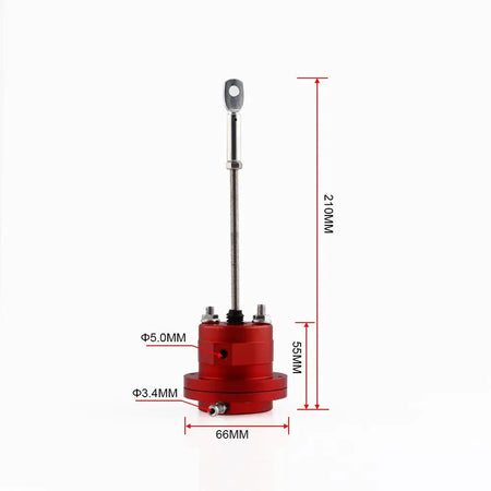 Universal Turbo Internal Wastegate Actuator for RB20 7psi-26psi 5 3/4" - 6 3/4" Rod 7.5mm Hole by InterCyprus Trading Ltd