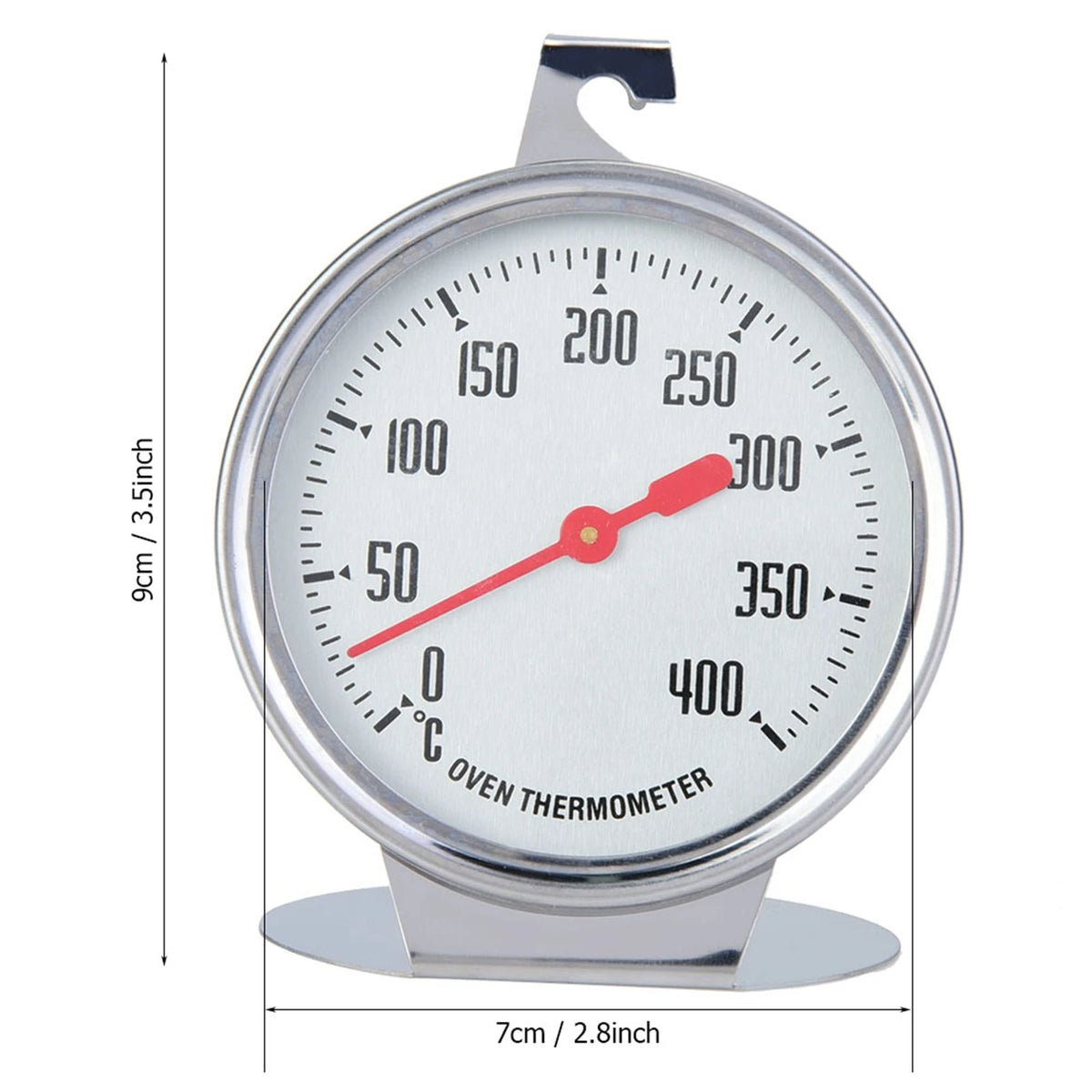 Digital Oven Thermometer Stand Up &ndash; Stainless Steel Build