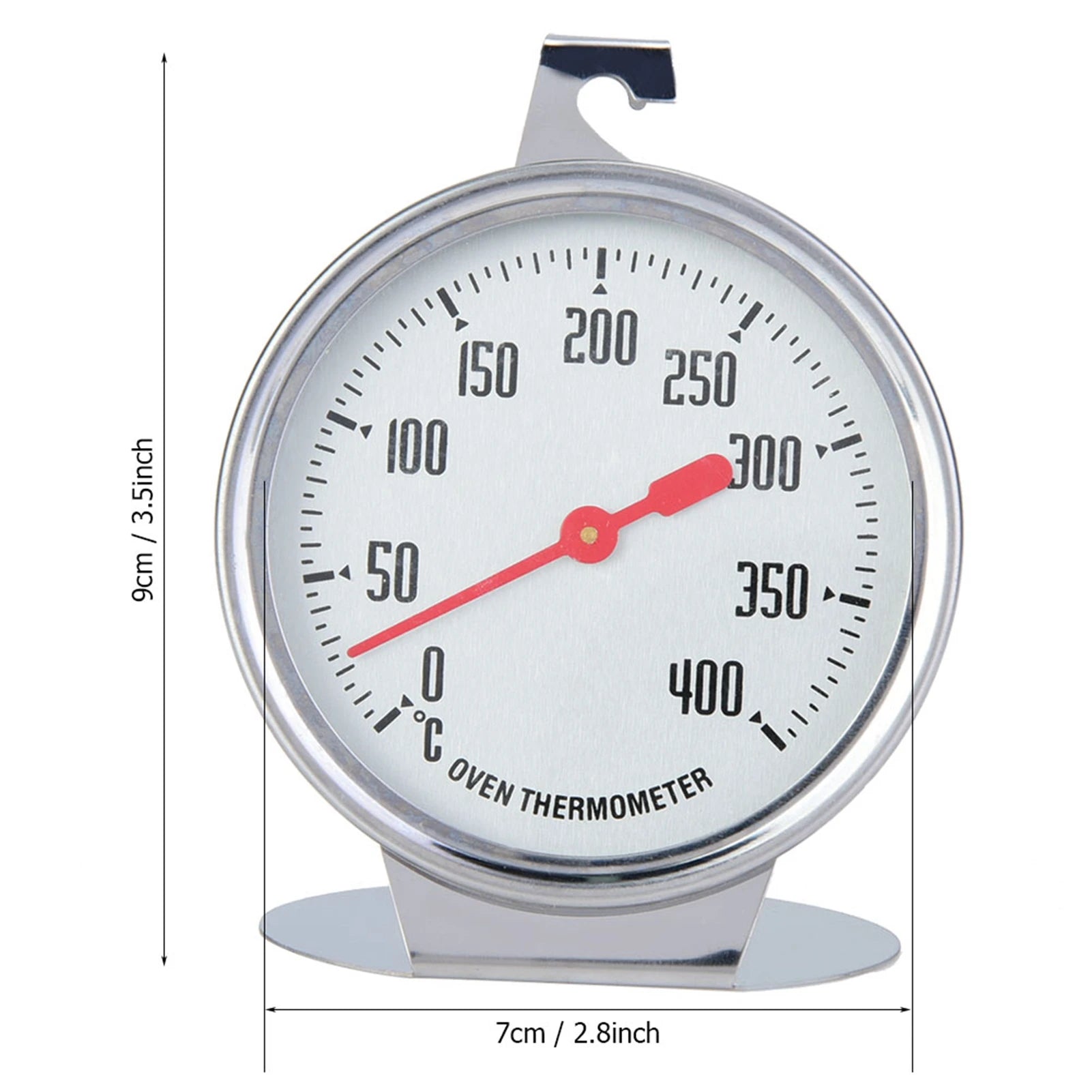Digital Oven Thermometer Stand Up &ndash; Stainless Steel Build