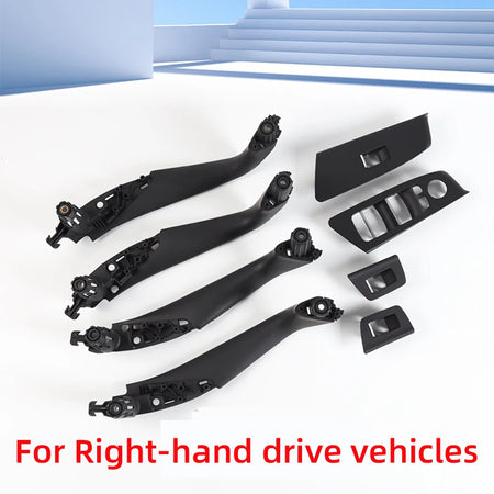 8PCS LHD RHD Carbon Fiber Black Interior Door Handle For BMW 5 Series M5 G30 G31 G38 F90 2017-2023 51417438521 by InterCyprus Trading Ltd