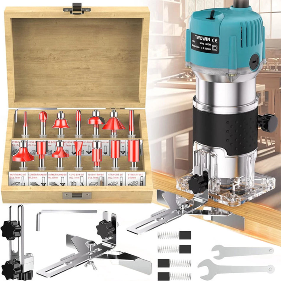 800W elektrische Fräsmaschine – Schnell 30000 U/min Holzfräser
