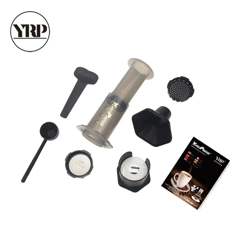 YRP Portable Espresso Coffee Maker with 350 Paper Filters