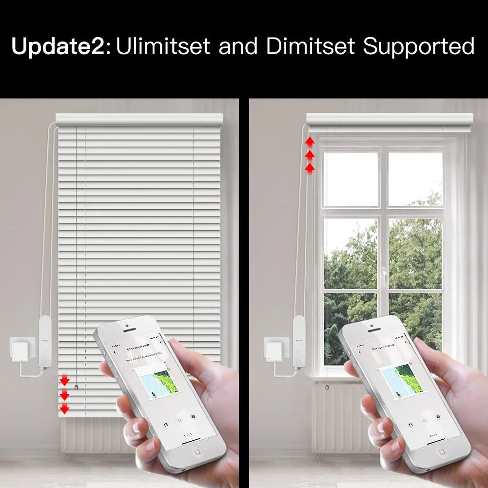 MOES ZigBee Smart Motorized Roller Blinds Drive Hub with Voice Control