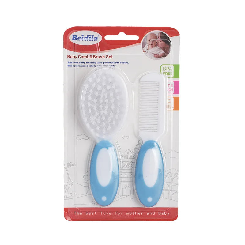 Baby Hair Care Set: Soft Comb and Tinea Cleaning Brush MY13504