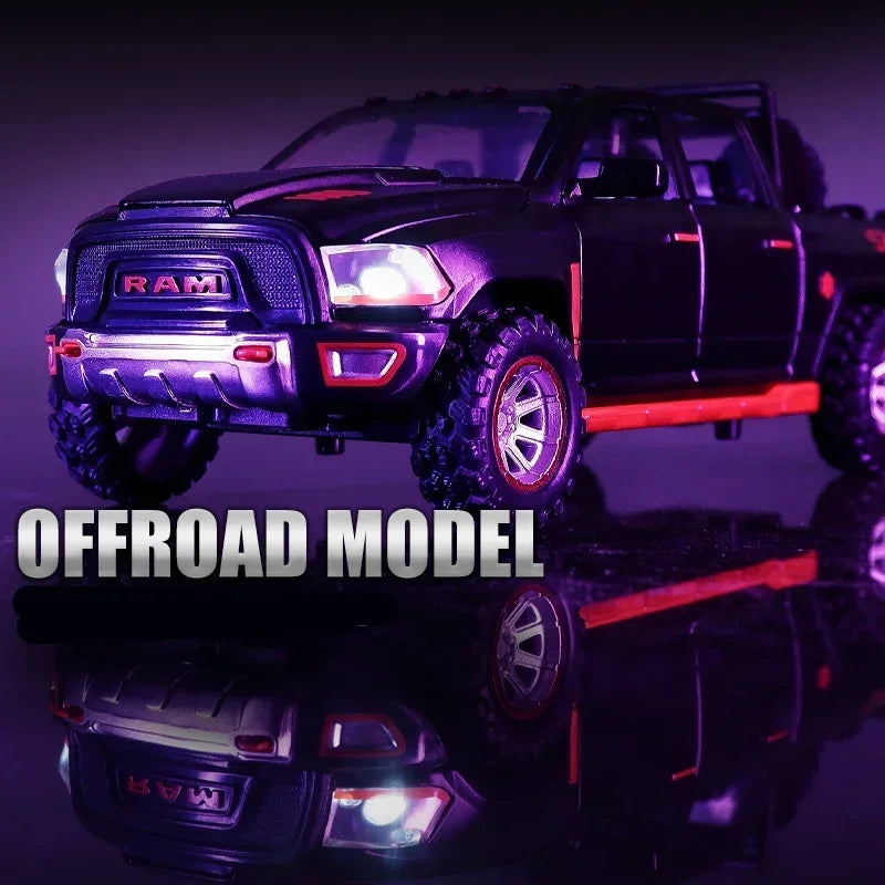 Dodge RAM TRX 1:32 Alloy Diecast Off-road Pickup Model with Sound and Light