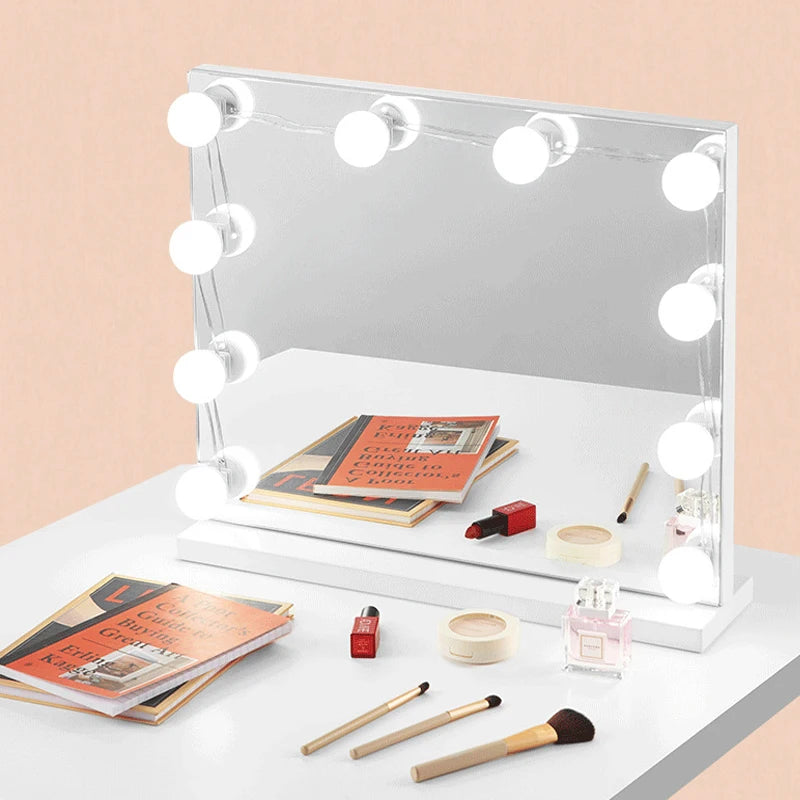 Dimmable LED Makeup Light For Vanity Mirror Spring Clip Studio Lamp