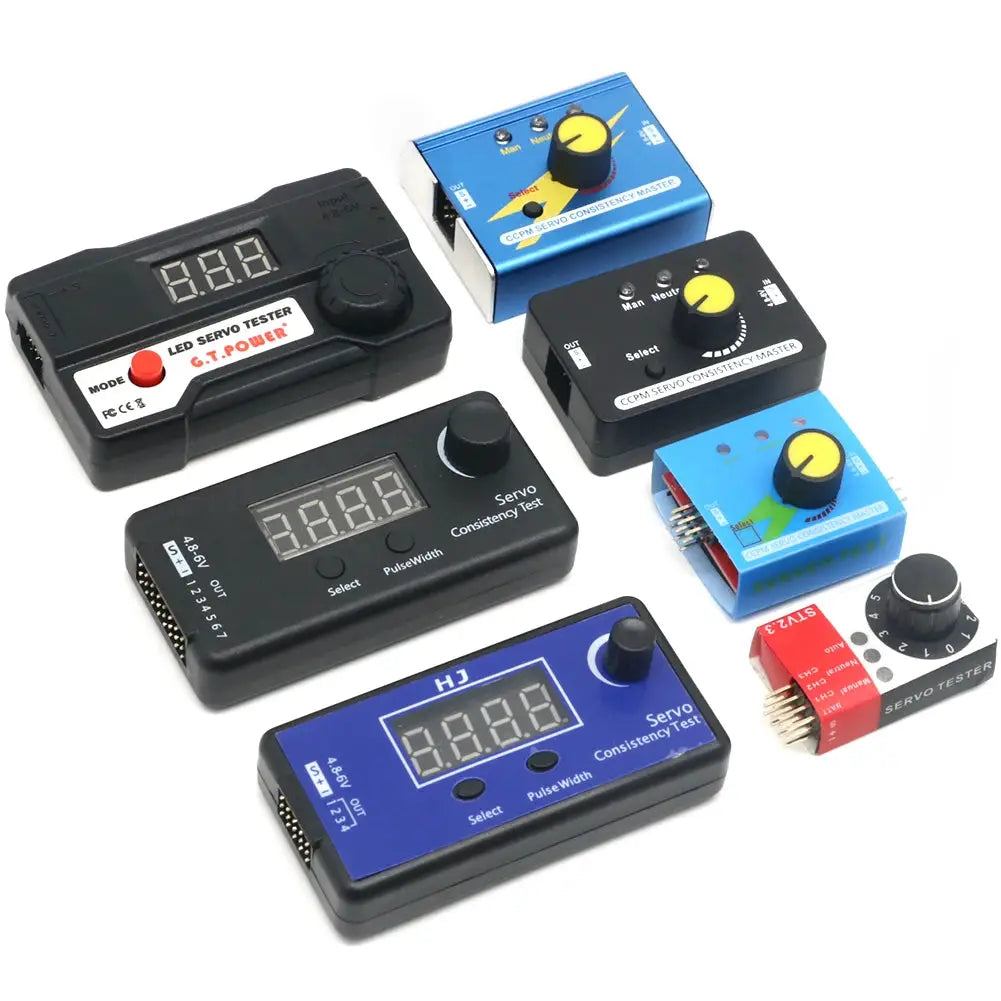 Digital Servo Tester / ESC Consistency Tester Steering Gear Measurement for FPV RC Helicopter Airplane Car Servo Tester Tool by InterCyprus Trading Ltd