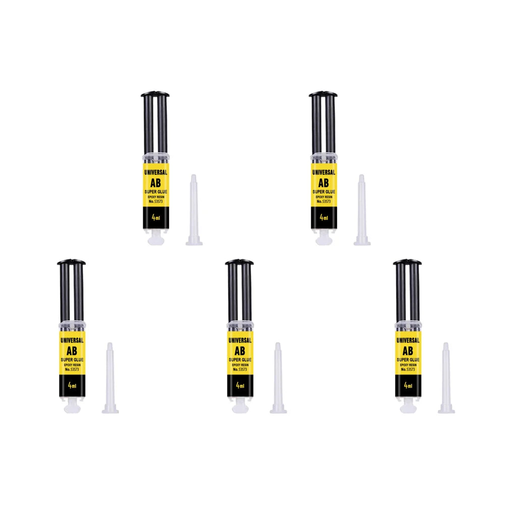 Epoxy Resin Strong Glue &ndash; Long-Lasting Adhesion On Surfaces 5 Pcs 4ml